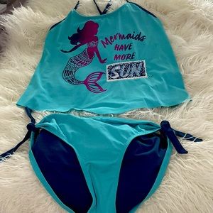 Girls 16+ Mermaid 2 piece mermaid swimsuit